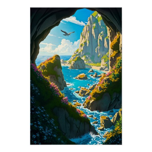 Gateway to the Untamed Coast Perfect Poster (Voorkant)