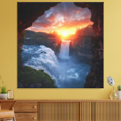 Gateway to the Wild - Avontuurlijke landschapsfoto Canvas Afdruk (Insitu (Woonkamer))