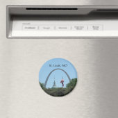 Gateway to West St. Louis Arch Magnet (Insitu (Vaatwasser))