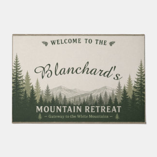 Gateway White Mountains Retreat Persoonlijk Deurmat