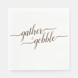 Gather & Gobble Elegant Thanksgiving Dinner Servet