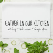 Gather in onze keukenhanddoek (Gevouwen)