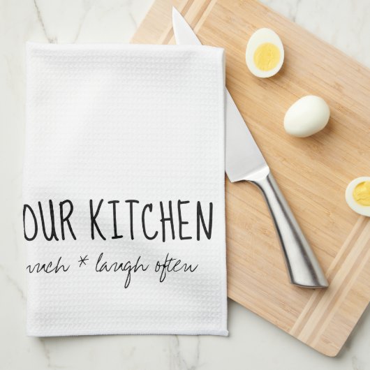 Gather in onze keukenhanddoek (Quarter Fold)