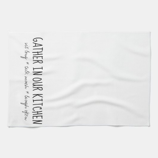 Gather in onze keukenhanddoek (Horizontaal)