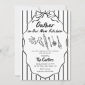 Gather in Our New Kitchen Housewarming Kaart (Voorkant)