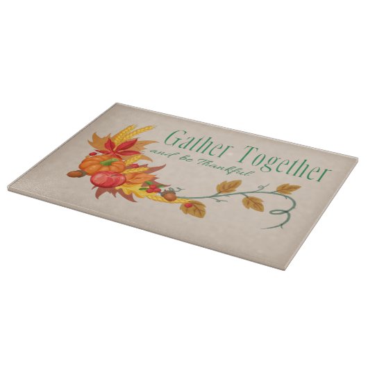 Gather Samen | Herfst-Met 15 x 11 inch Snijplank (Hoek)