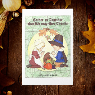 Gather Us Together Thanksgiving Card Feestdagen Kaart