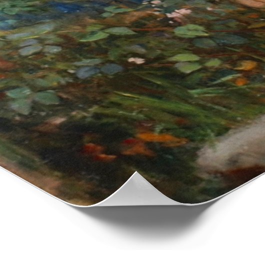 Gather Ye Rosebuds Poster van John W. Waterhouse (Hoek)