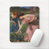 Gather Ye Rosebuds van John W. Waterhouse Muismat (Met muis)