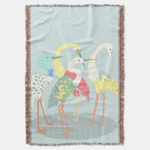 Gathered Cranes Deken
