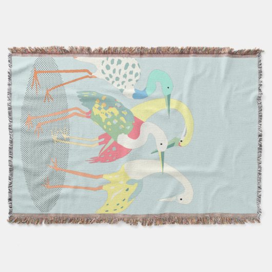 Gathered Cranes Deken (Voorkant)