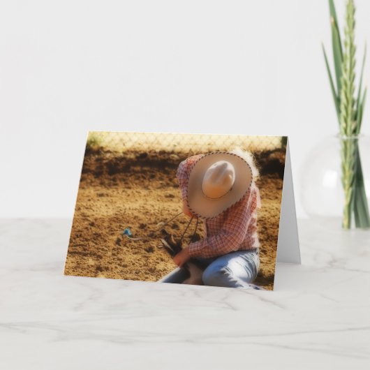 Gathered Up Blank Inside Greeting Card Kaart (Voorkant)