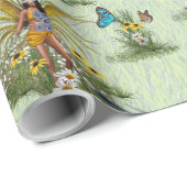 Gatherers van het Midzomer-lentefestival Cadeaupapier (Rol Hoek)