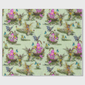 Gatherers van het Midzomer-lentefestival Cadeaupapier (Vlak)