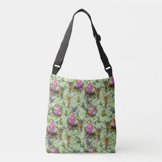 Gatherers van het Midzomer-lentefestival Crossbody Tas (Voorkant)