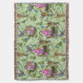 Gatherers van het Midzomer-lentefestival Deken (Voorkant Verticaal)