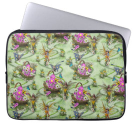 Gatherers van het Midzomer-lentefestival Laptop Sleeve