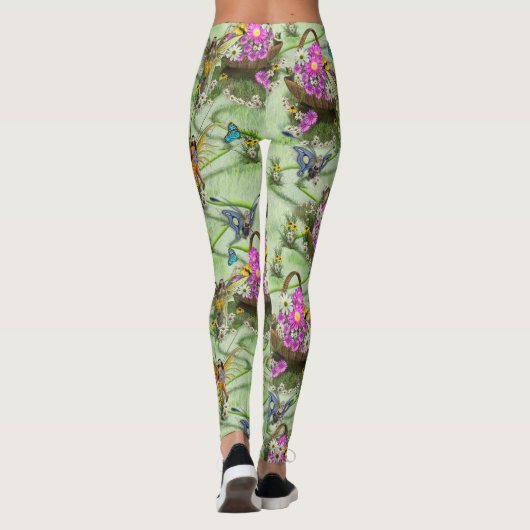 Gatherers van het Midzomer-lentefestival Leggings (Achterkant)