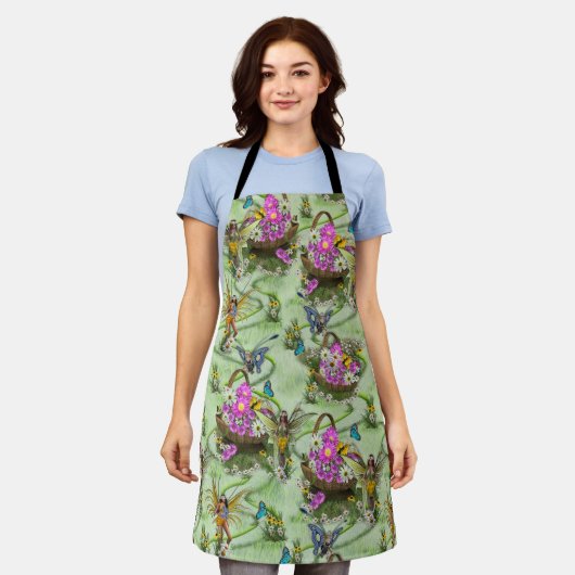 Gatherers van het Midzomer-lentefestival Schort (Gedragen)