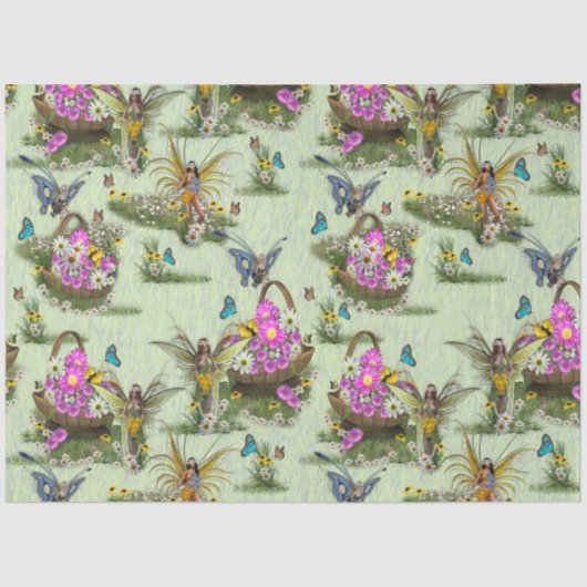 Gatherers van het Midzomer-lentefestival Tissuepapier (Voorkant)