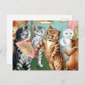 Gathering by Louis Wain Briefkaart (Voorkant / Achterkant)