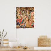 Gathering Grapes, detail of The Grape Harvest Poster (Keuken)