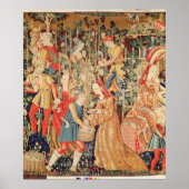 Gathering Grapes, detail of The Grape Harvest Poster (Voorkant)