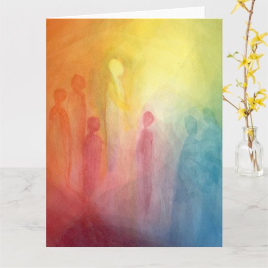 Gathering in the light  kaart (Gele Bloem)