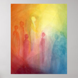 Gathering in the light  poster