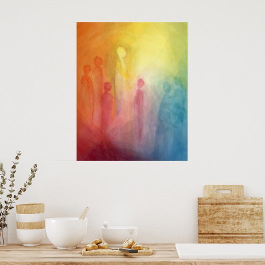 Gathering in the light  poster (Keuken)