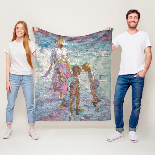 Gathering Light © – Fijne Kunst Vliesdeken Fleece Deken (In situ)