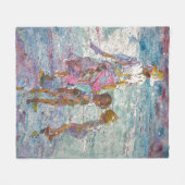 Gathering Light © – Fijne Kunst Vliesdeken Fleece Deken (Voorkant (Horizontaal))