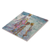 Gathering Light © – Fine Art Ceramic Tile Tegeltje (Zijkant)