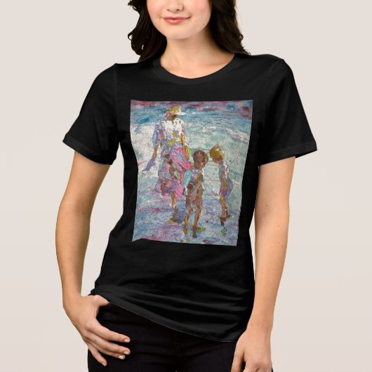 Gathering Light © – Fine Art Tri‑Blend T-shirt (Voorkant)