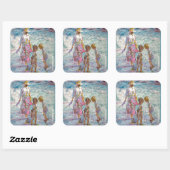 Gathering Light © – Kunststicker Vierkante Sticker (Vel)