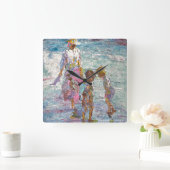 Gathering Light Vierkante Klok (Huis)