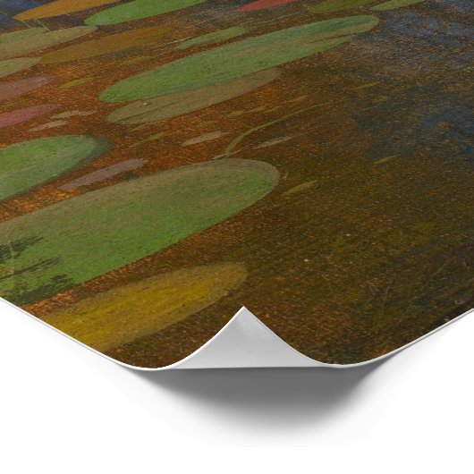 Gathering Lilies - Eastman Johnson Fine Art Poster (Hoek)