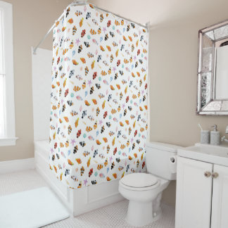 Gathering of Clownfish | Ocean Art Design Douchegordijn