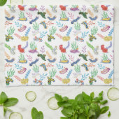Gathering of Nudibranchs | Ocean Art Design Theedoek (Gevouwen)