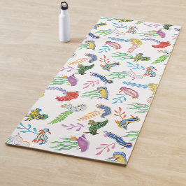 Gathering of Nudibranchs | Ocean Art Design Yogamat