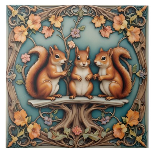 Gathering on the Willow Bough Tegeltje (Voorkant)