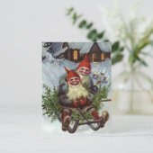 "Gathering Pine Boughs" by Jenny Nystrom Briefkaart (Staand voorkant)