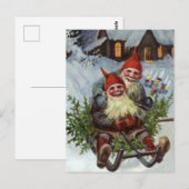 "Gathering Pine Boughs" by Jenny Nystrom Briefkaart (Voorkant / Achterkant)