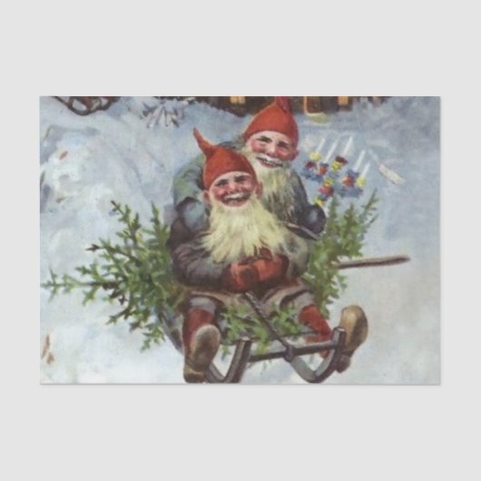 "Gathering Pine Boughs" by Jenny Nystrom Tissuepapier (Voorkant)