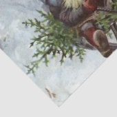 "Gathering Pine Boughs" by Jenny Nystrom Tissuepapier (Detail)