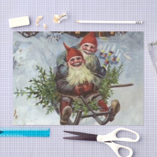 "Gathering Pine Boughs" by Jenny Nystrom Tissuepapier (Craft)