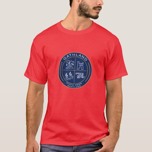 Gathland State Park Heraldic Logo T-shirt (Voorkant)