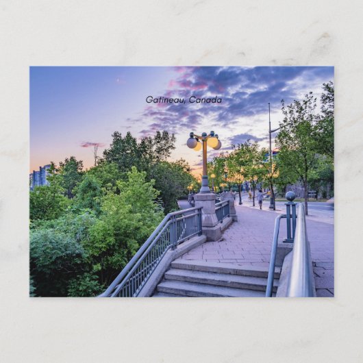 Gatineau, Canadese cityscape-foto Briefkaart (Voorkant)