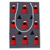 Gatito Cat Gift Bag - Grijs Medium Cadeauzakje (Voorkant)