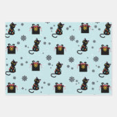 Gatito Cat - Kerstinpakpapier Inpakpapier Vel (Voorkant 3)